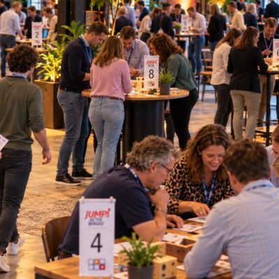 Jump Actiebingo, interactieve game voor grote groepen